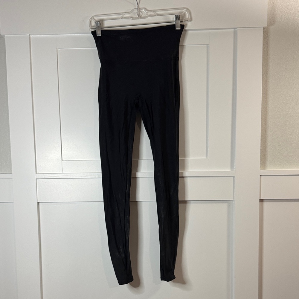 SPANX Charcoal High-Rise Leggings